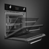 Smeg SOP6902S2PN Victoria 60cm Built-In SteamOne Single Oven - Black