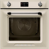 Smeg SOP6902S2PP Victoria 60cm Built-In SteamOne Single Oven - Cream