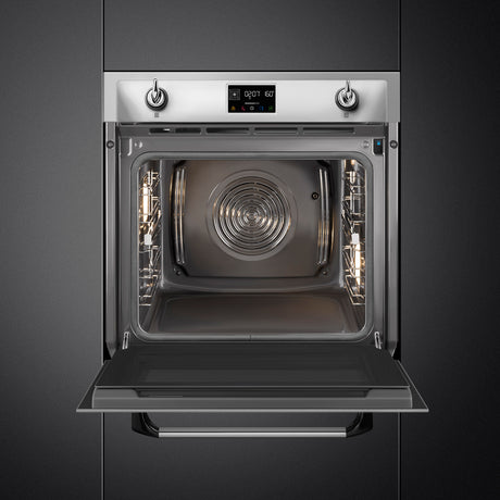 Smeg SOP6902S2PX Victoria 60cm Built-In SteamOne Single Oven - Stainless steel