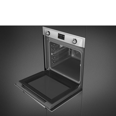 Smeg SOP6902S2PX Victoria 60cm Built-In SteamOne Single Oven - Stainless steel