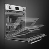 Smeg SOP6902S2PX Victoria 60cm Built-In SteamOne Single Oven - Stainless steel