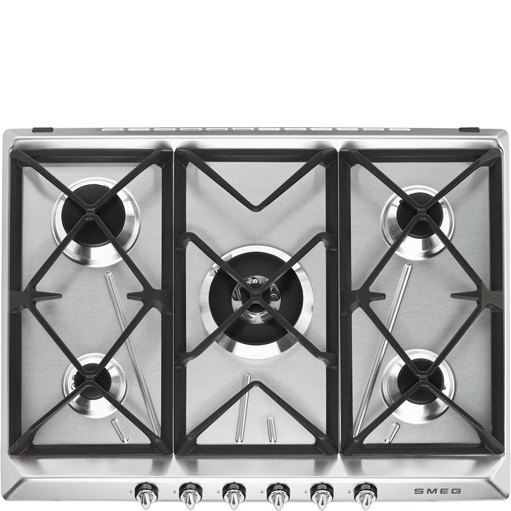 Smeg SR975XGH 70/75 cm Victoria Gas Hob Stainless steel