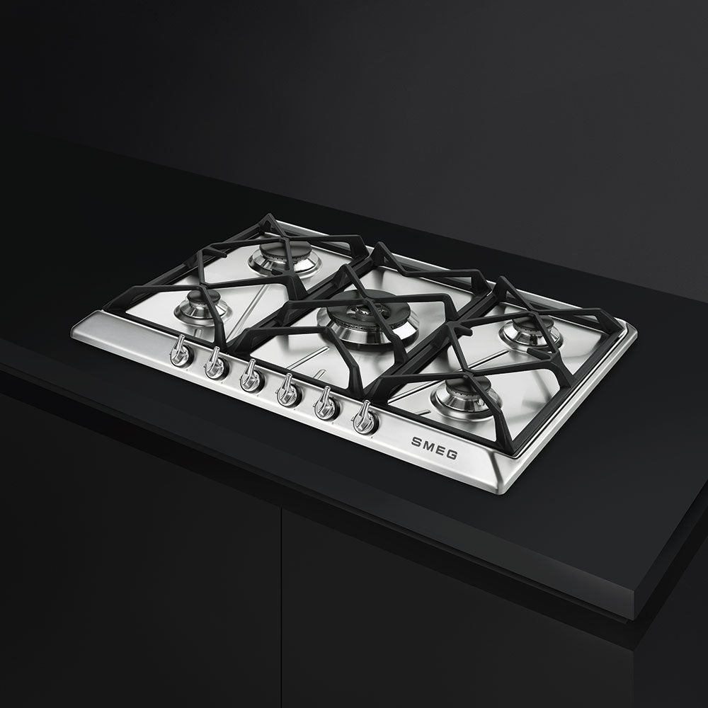 Smeg SR975XGH 70/75 cm Victoria Gas Hob Stainless steel
