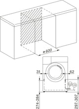 Miele TCR780WP Lotus White 9kg Freestanding Heat Pump Tumble Dryer