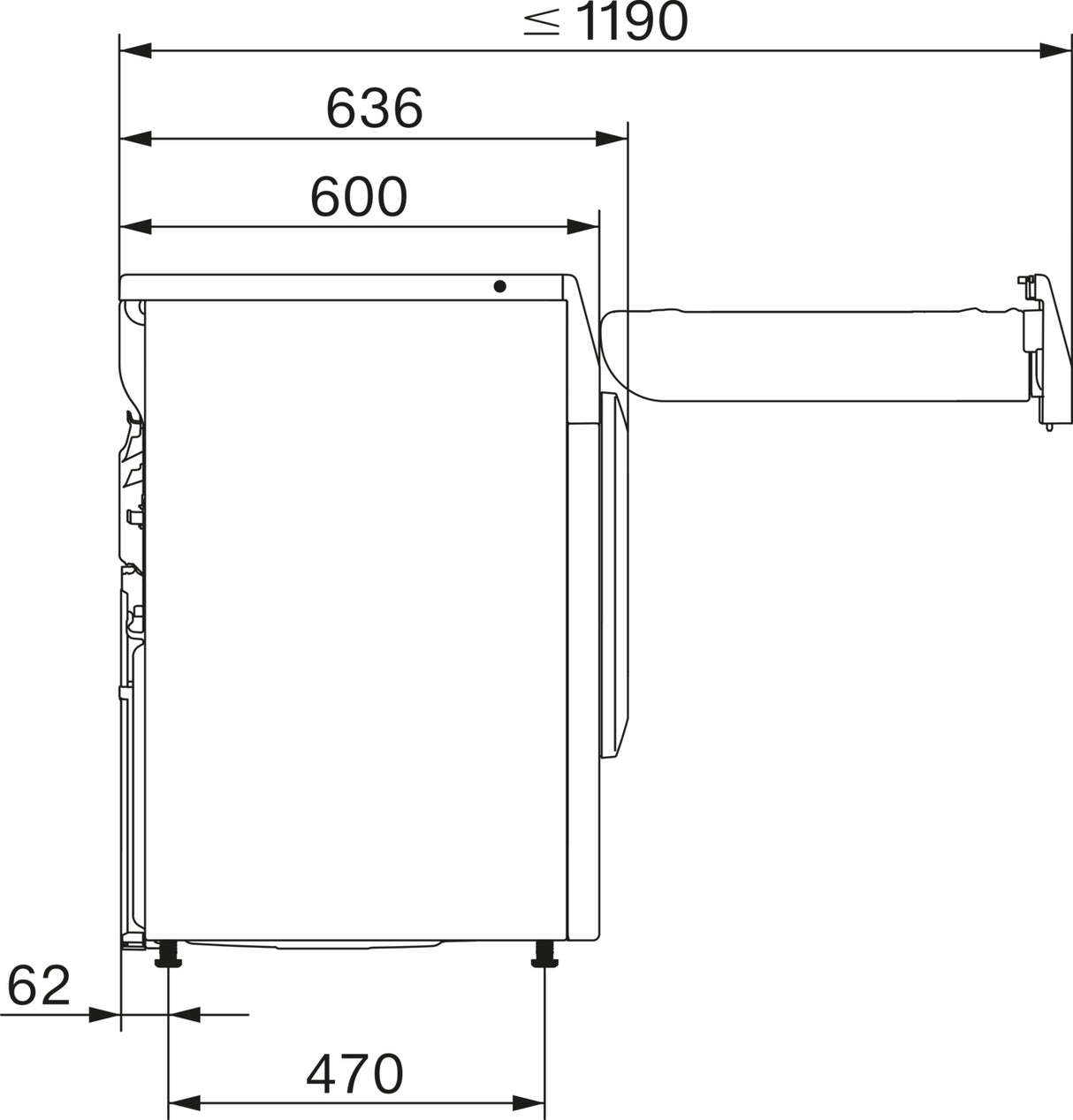 Miele TCR780WP Lotus White 9kg Freestanding Heat Pump Tumble Dryer