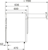 Miele TCR780WP Lotus White 9kg Freestanding Heat Pump Tumble Dryer
