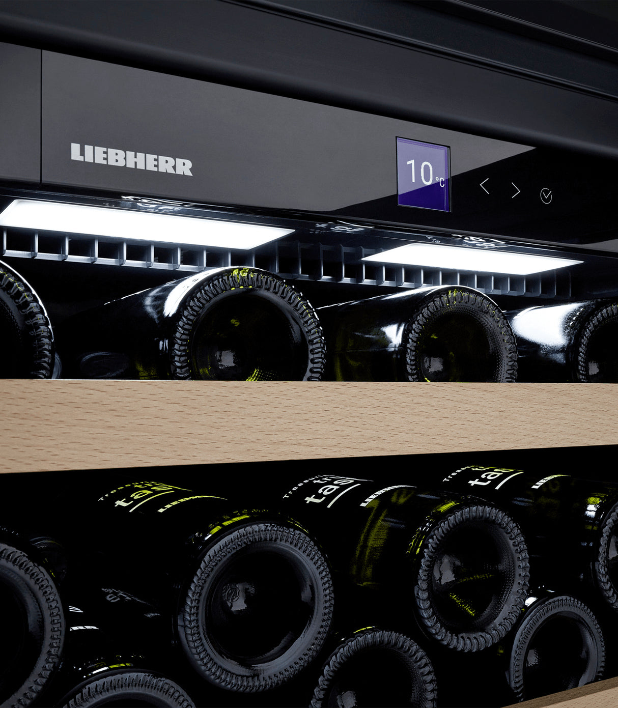 LIEBHERR UWgb 3631 Vinidor - Integrated Undercounter Wine Cooler - Black & Glass