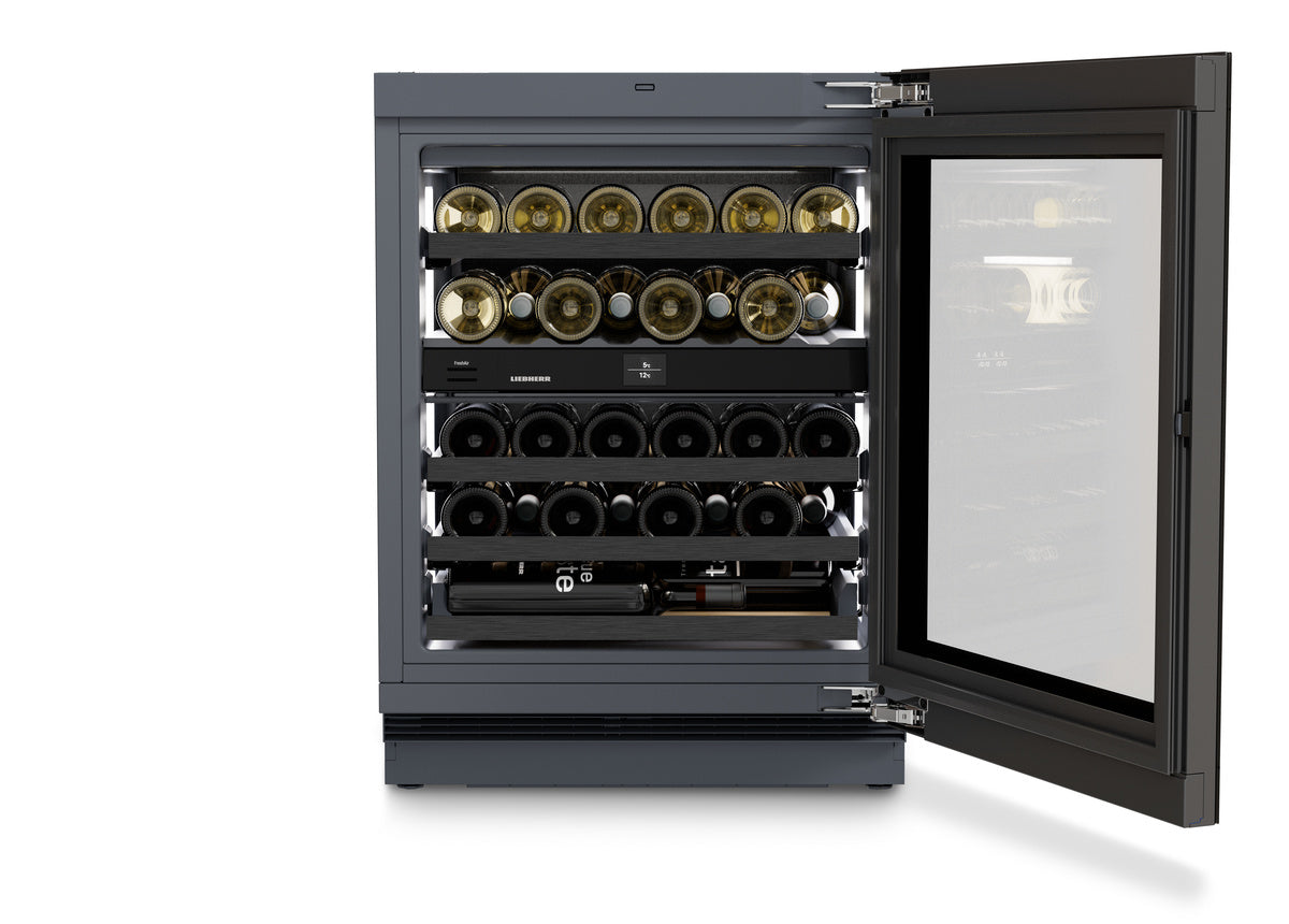 LIEBHERR UWgbi 3682 Vinidor Selection - Integrated Wine Cooler Black & Glass