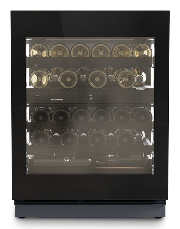 LIEBHERR UWgbi 3682 Vinidor Selection - Integrated Wine Cooler Black & Glass
