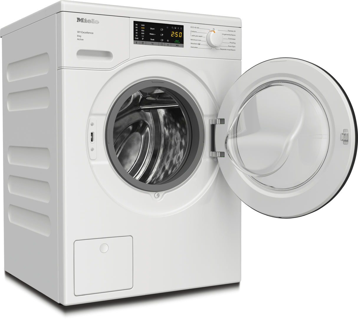 Miele Active WEA125WCS Lotus White 8kg Freestanding Washing Machine