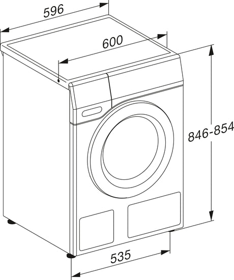 Miele WER865WPS Lotus White 9kg Freestanding Washing Machine
