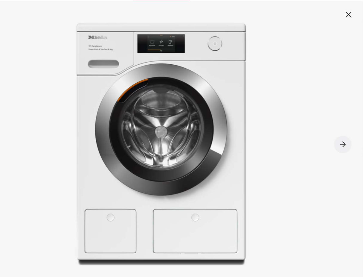 Miele WER865WPS Lotus White 9kg Freestanding Washing Machine