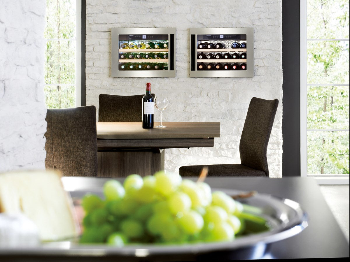LIEBHERR WKEes 553 GrandCru - Stainless Steel Built In Wine Cooler