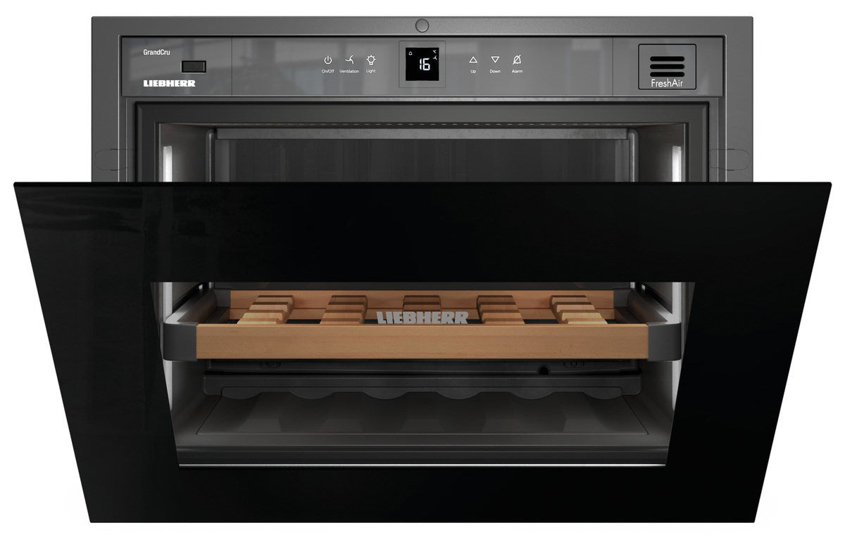 LIEBHERR WKEgb 582 GrandCru - Black Built in Wine Cabinet