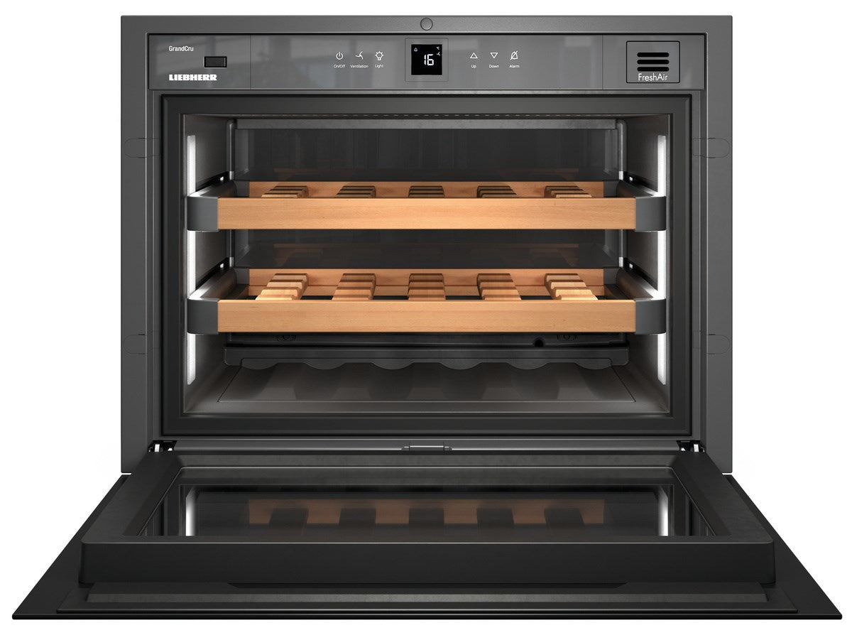 LIEBHERR WKEgb 582 GrandCru - Black Built in Wine Cabinet