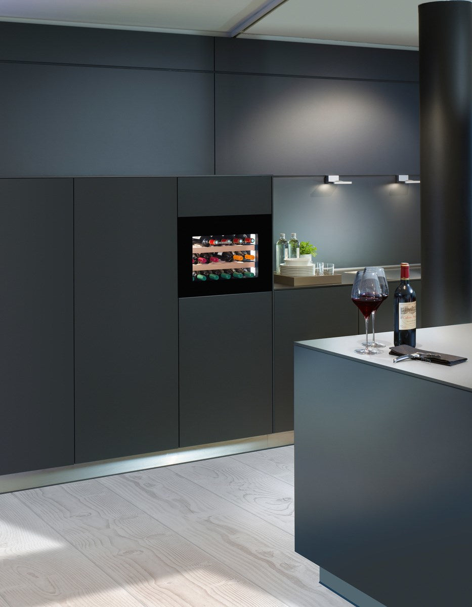 LIEBHERR WKEgb 582 GrandCru - Black Built in Wine Cabinet