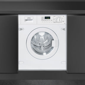 Smeg WMI147C 60 cm 7 kg Fully integrated washing machine, White - Lux Appliances 