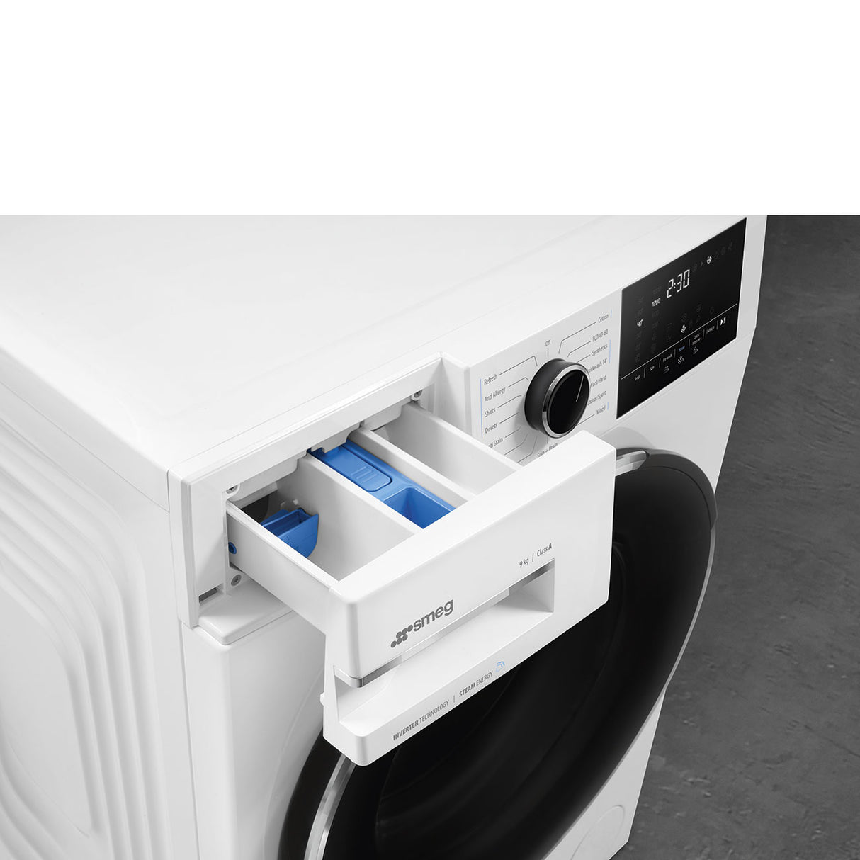 Smeg WNP96SEAUK 60 cm 9 kg Free-standing washing machine White - Lux Appliances 