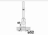 Blanco CAMIA 526669 Twin Lever High Spout Kitchen Mixer Tap - Matte Black