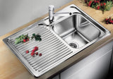 Blanco CLASSIC 40 S RH - 511124 - Stainless Steel 1.0 Bowl Inset Kitchen Sink