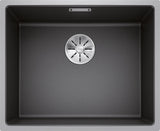 Blanco Subline 500-IF Steelframe InFino - 524107 - Silgranit 1.0 Bowl Flush Mount Inset Sink - Anthracite
