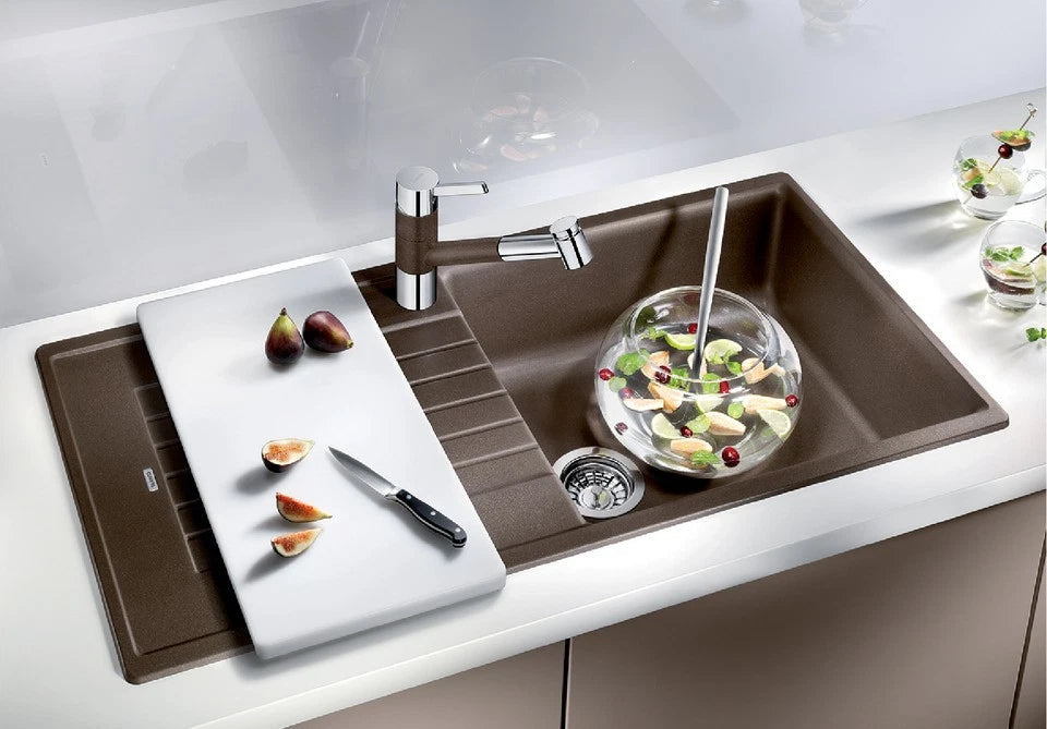 Blanco Zia XL 6 S 517568 Single Bowl Silgranit Inset Sink - Anthracite