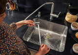 Blanco Linus-S - 526684 - Monobloc Pull-out Spray Tap - Satin Gold