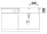 Blanco Andano 700-IF - 522969 - Single Bowl Inset Kitchen Sink - Stainless Steel