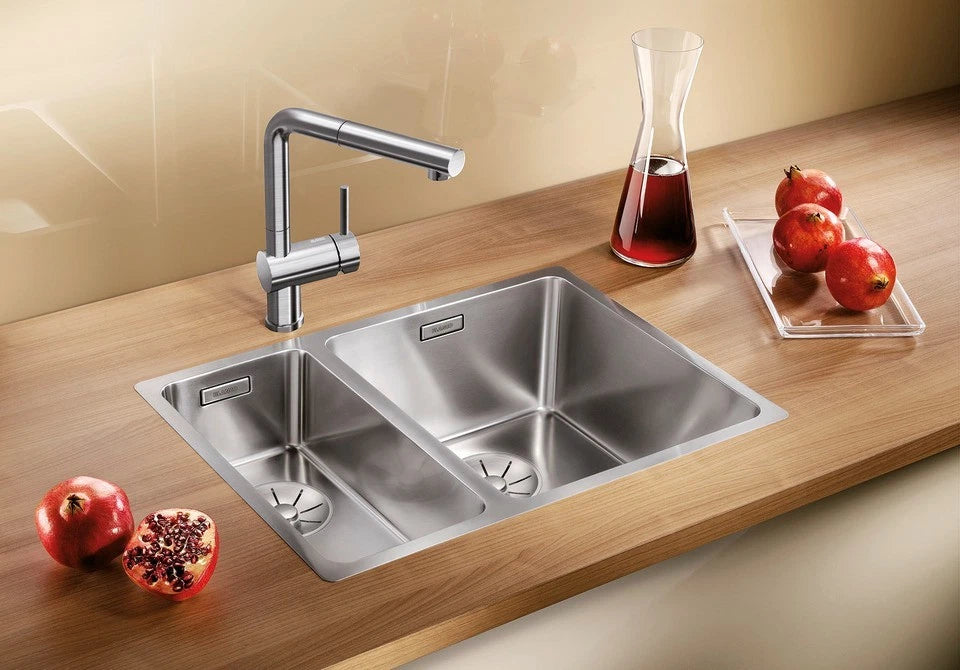 Blanco Andano 340/180-IF RH - 522973 - 1.5 Bowl Inset Kitchen Sink - Stainless Steel