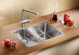 Blanco Andano 340/180-IF RH - 522973 - 1.5 Bowl Inset Kitchen Sink - Stainless Steel