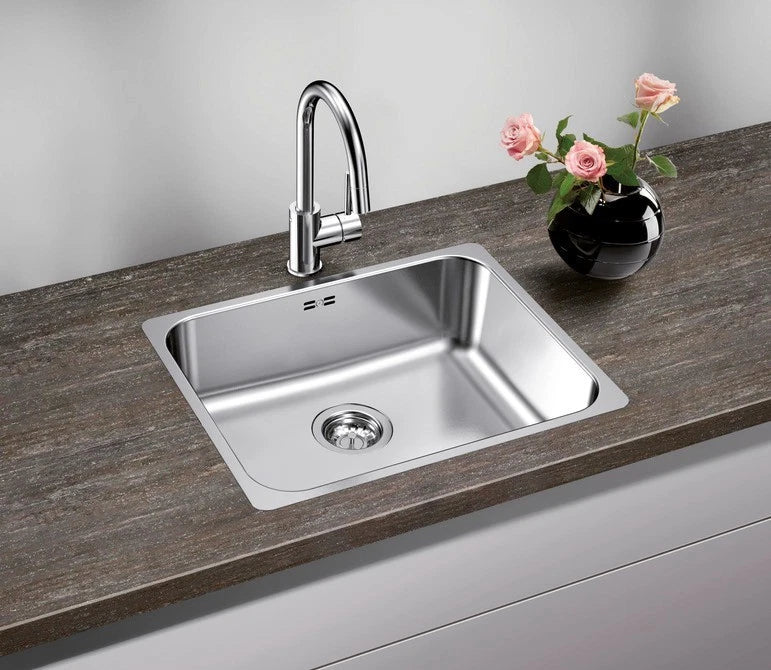 Blanco Supra 500-IF - 526351 - Single Bowl Inset Kitchen Sink - Stainless Steel