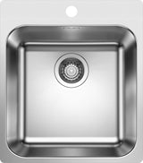 Blanco Supra 400-IF/A - 526352 - Single Bowl Inset Kitchen Sink with Tap Ledge - Stainless Steel