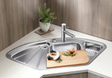 Blanco Delta-IF Corner - 523667 - Inset Corner 1.0 Bowl Kitchen Sink - Stainless Steel