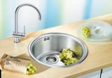 Blanco Rondosol - 513306 - Round Inset Single Bowl Sink - Stainless Steel