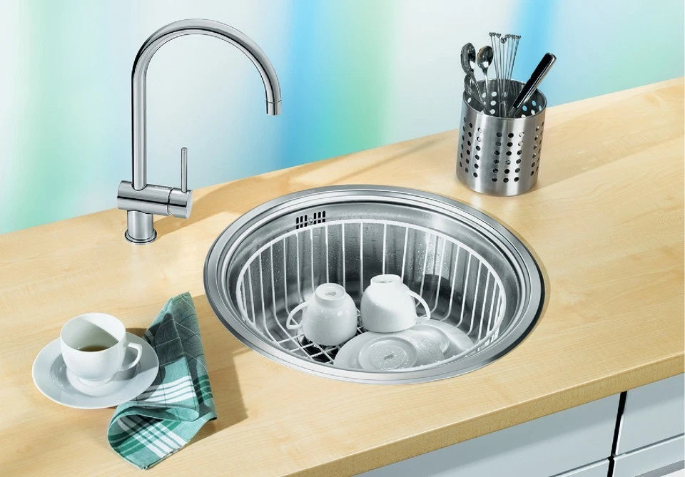 Blanco Rondosol - 513306 - Round Inset Single Bowl Sink - Stainless Steel