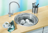 Blanco Rondosol - 513306 - Round Inset Single Bowl Sink - Stainless Steel
