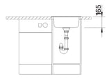 Blanco Rondosol - 513306 - Round Inset Single Bowl Sink - Stainless Steel