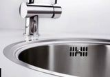 Blanco Rondosol-IF - 514647 - Round Inset Flush Mount Single Bowl Sink - Stainless Steel