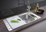 Blanco Axis III 5 S-IF - 522103 - Single Bowl Inset Kitchen Sink - Stainless Steel