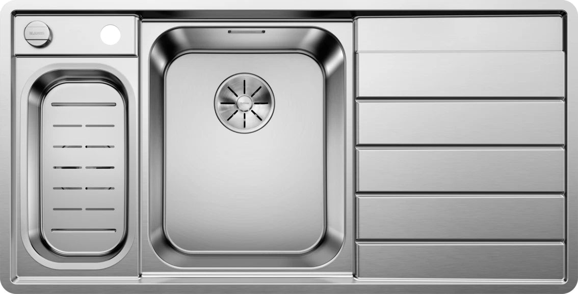 Blanco Axis III 6 S-IF LH - 522105 - 1.5 Bowl Inset Kitchen Sink - Stainless Steel