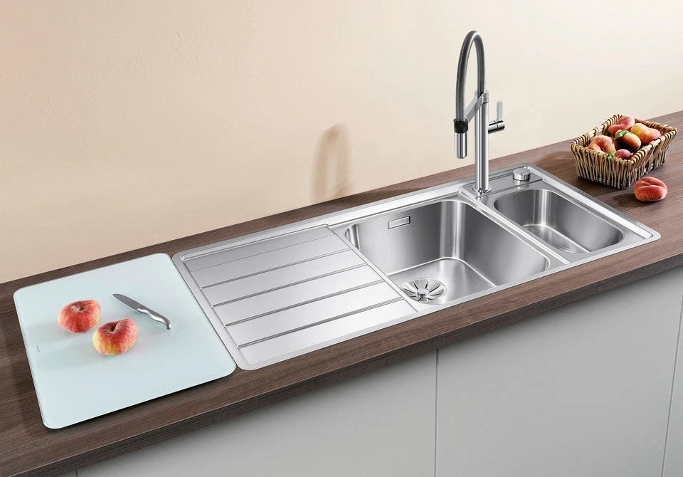 Blanco Axis III 6 S-IF RH - 522104 - 1.5 Bowl Inset Kitchen Sink - Stainless Steel