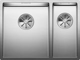 Blanco Claron 340/180-IF LH - 521607 - 1.5 Bowl Inset Kitchen Sink - Stainless Steel