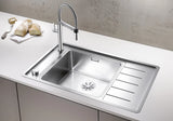 Blanco Andano XL 6 S-IF Compact LH - 523002 - Single Bowl Inset Kitchen Sink - Stainless Steel