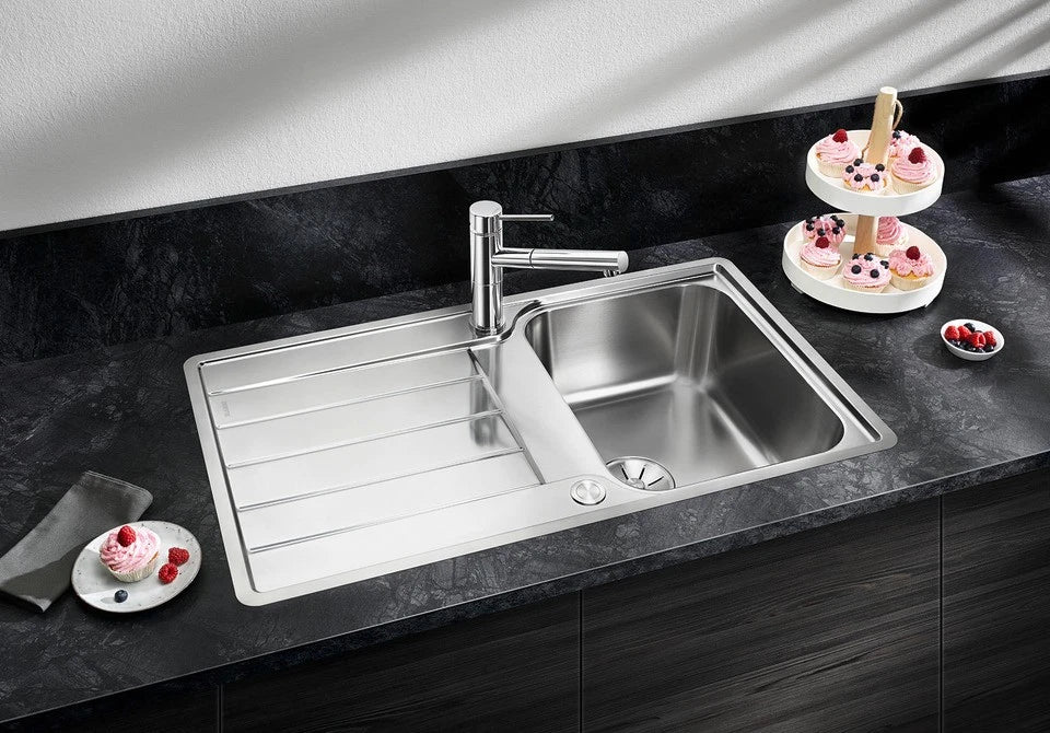 Blanco Classimo 45 S-IF - 525330 - Single Bowl Reversible Inset Kitchen Sink - Stainless Steel