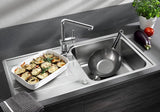 Blanco Classimo XL 6 S-IF - 525327 - Single Bowl Reversible Inset Kitchen Sink - Stainless Steel