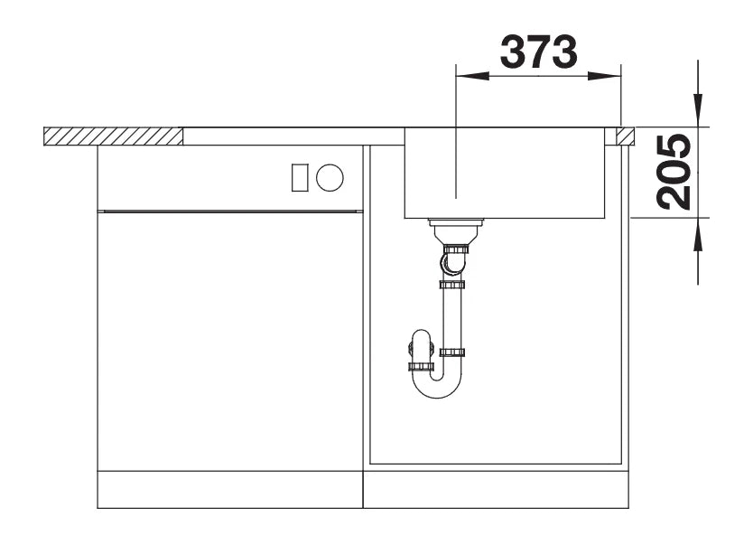 Blanco Classimo XL 6 S-IF - 525327 - Single Bowl Reversible Inset Kitchen Sink - Stainless Steel