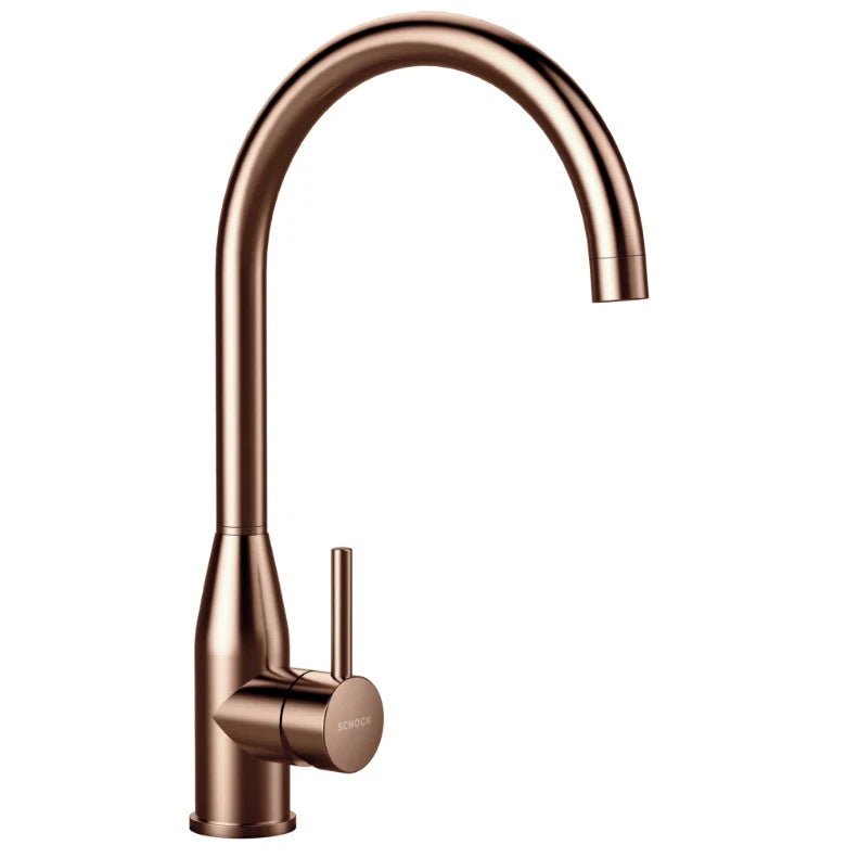 1810/Schock Kavus Single Lever Swan Neck Mixer Tap SCH-559000COP - Copper