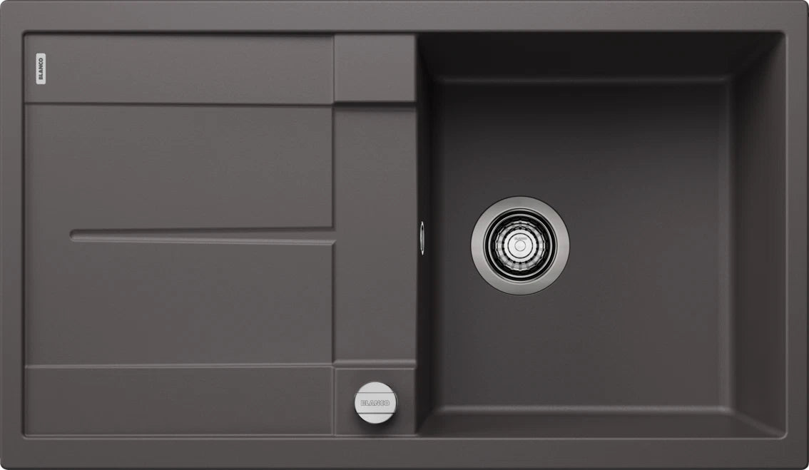 Blanco Metra 5 S - 518871 - Silgranit Reversible 1.0 Bowl Inset Sink - Rock Grey