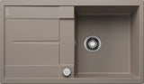Blanco Metra 5 S - 517348 - Silgranit Reversible 1.0 Bowl Inset Sink - Tartufo