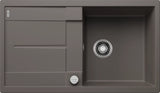 Blanco Metra 5 S - 527292 - Silgranit Reversible 1.0 Bowl Inset Sink - Volcano Grey